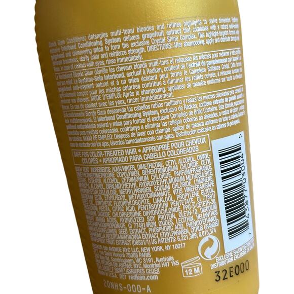 New Redken Blonde Glam Conditioner in an 8.5 fl bottle - Picture 5 of 6
